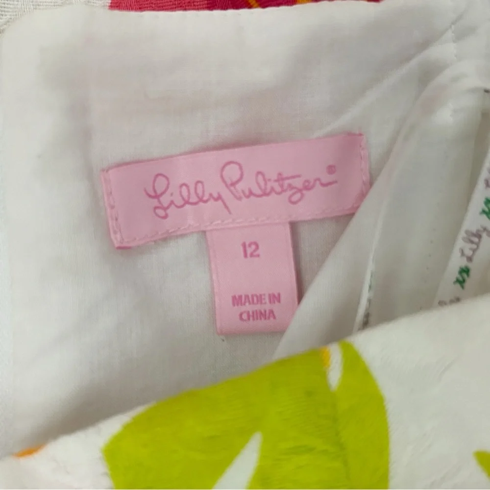 NEW Lilly Pulitzer Vanessa Bright Floral Cotton Jacquard Strapless Dress 12 - Picture 5 of 11